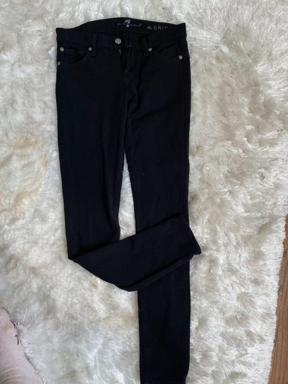 7 for all mankind The Skinny jegging size 25 black